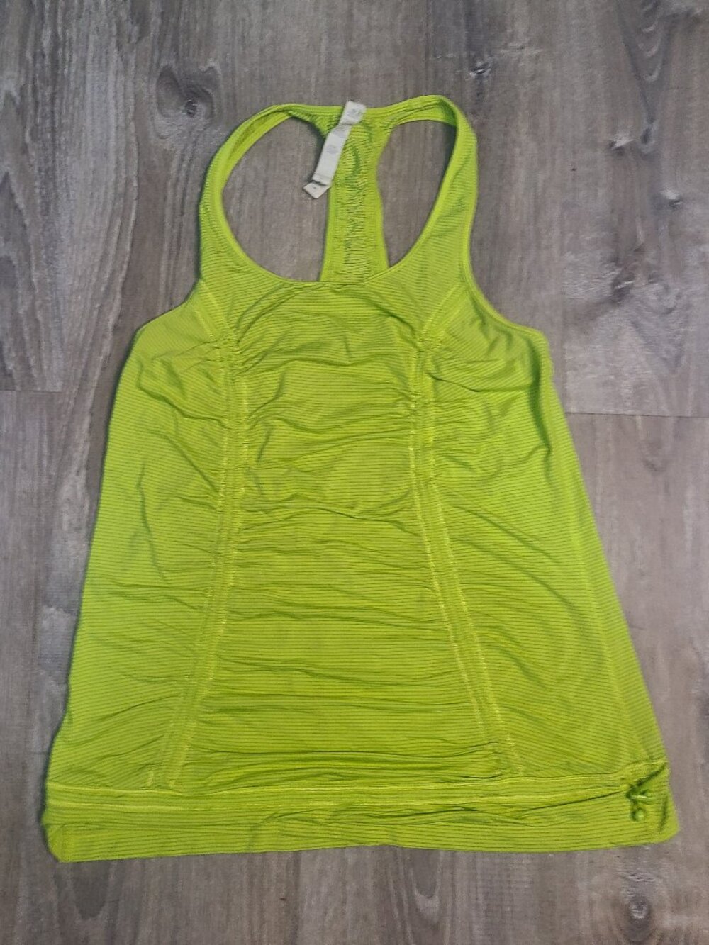 FREE ADD-ON W/ BUNDLE | Lululemon Push Yourself Racerback Tank Neon Green- 6